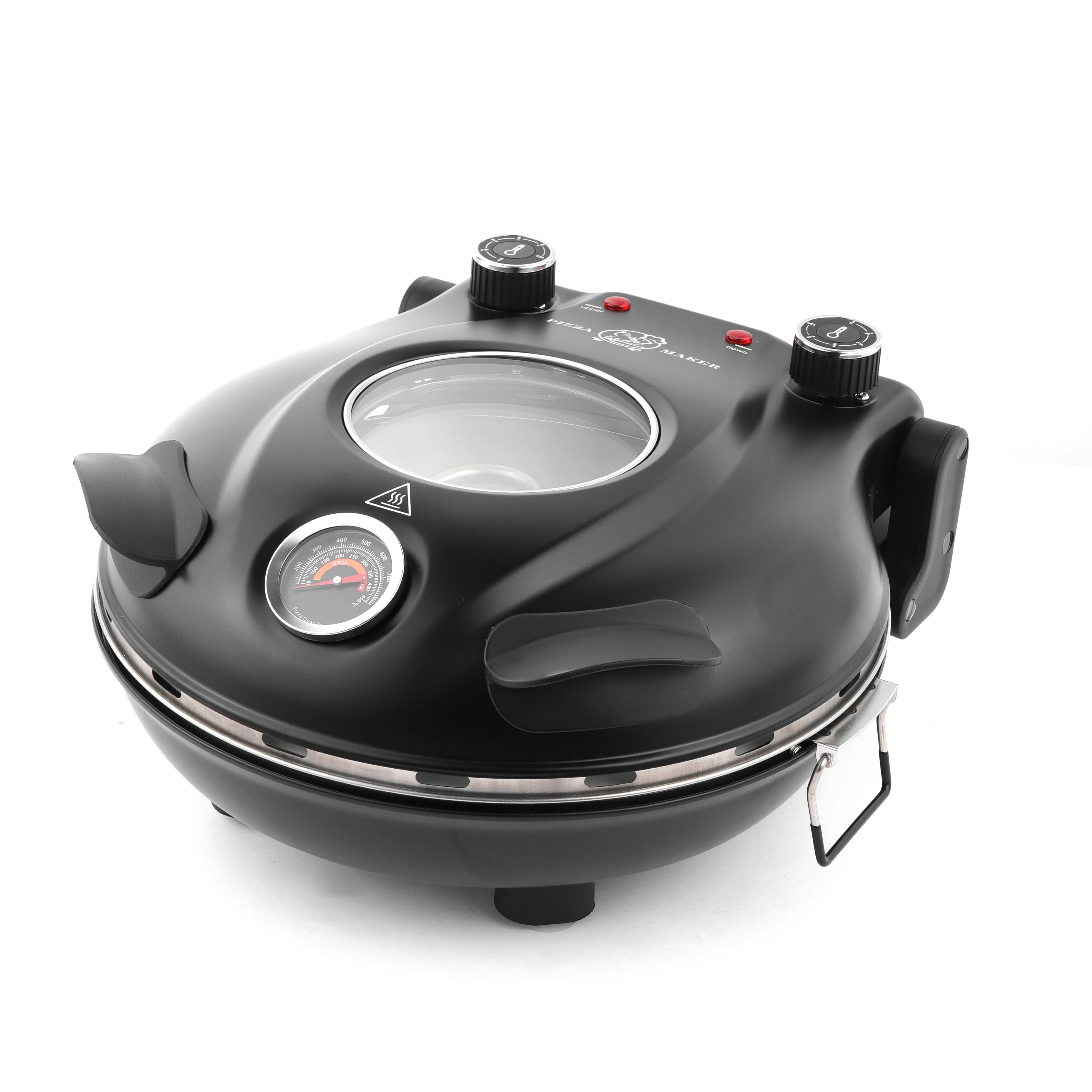 Machine à Pizza Électrique 360° — Cuisson Parfaite en 10 Minutes