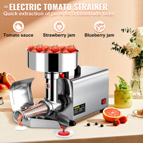 Presse-Tomates Électrique Inox 370W