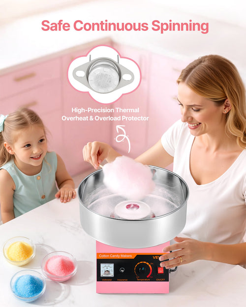 Machine à Barbe à Papa Professionnelle 1000W